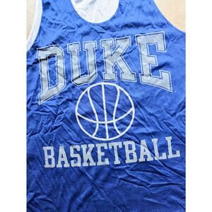 Duke Blue Devils 90s CHAMPION practice basketball jersey L blue NCAA Madness vtg